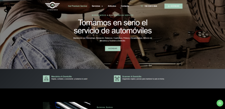 Páginas web Mecanicos