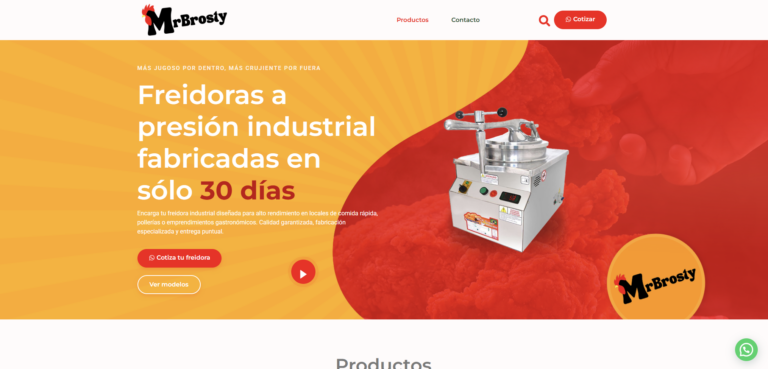 Páginas web alimentos