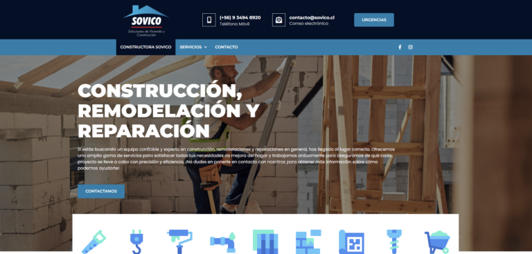 Páginas web construccion