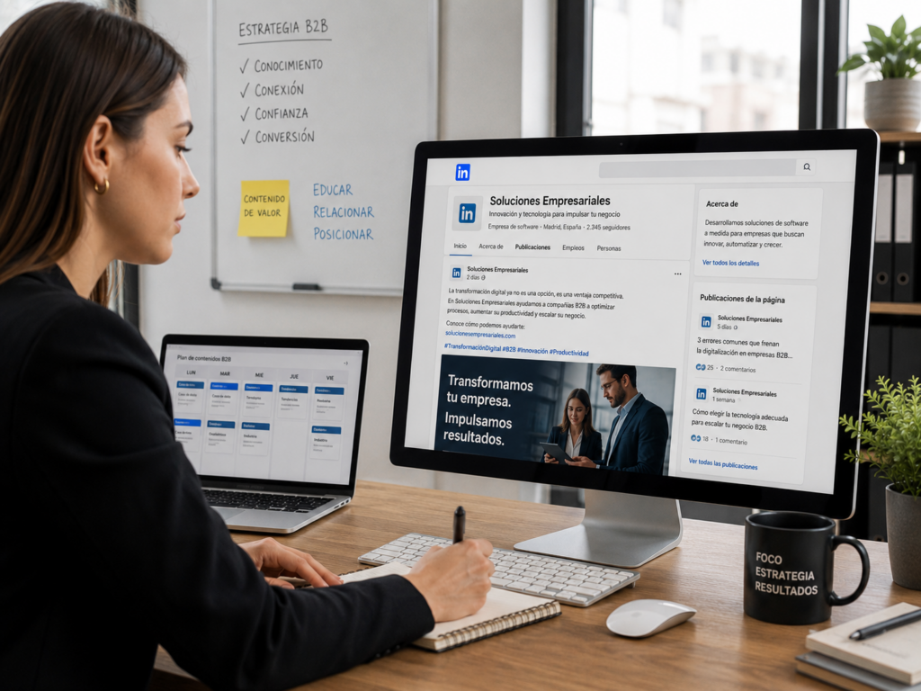 Redes sociales para empresas B2B: estrategias que sí funcionan