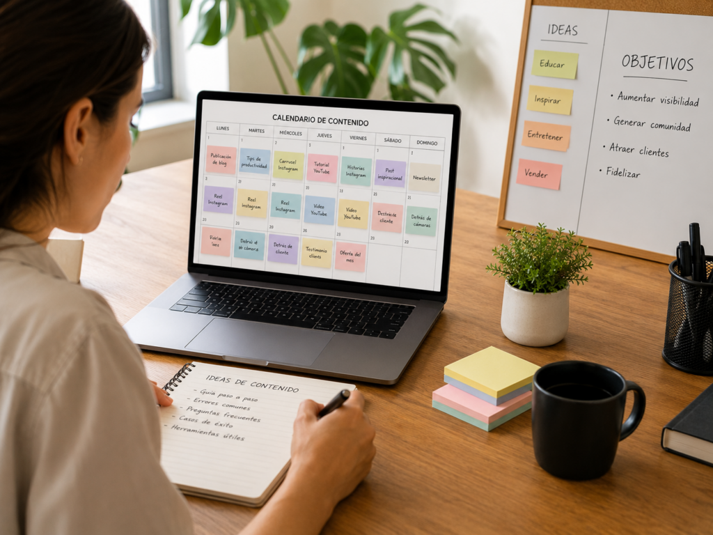 Cómo crear un calendario de contenido para todo el mes