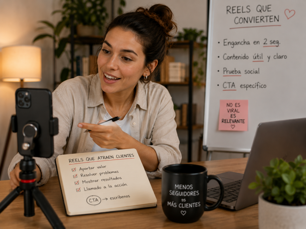 Cómo usar reels para atraer clientes y no solo seguidores