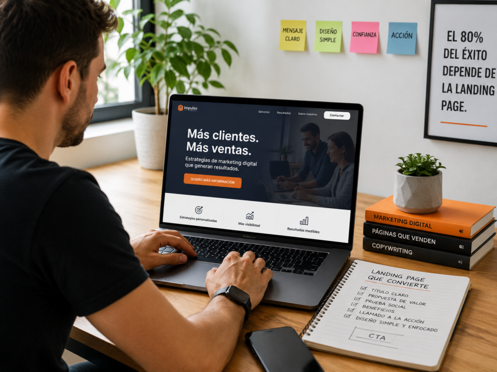 Cómo crear landing pages que conviertan tráfico de Google Ads