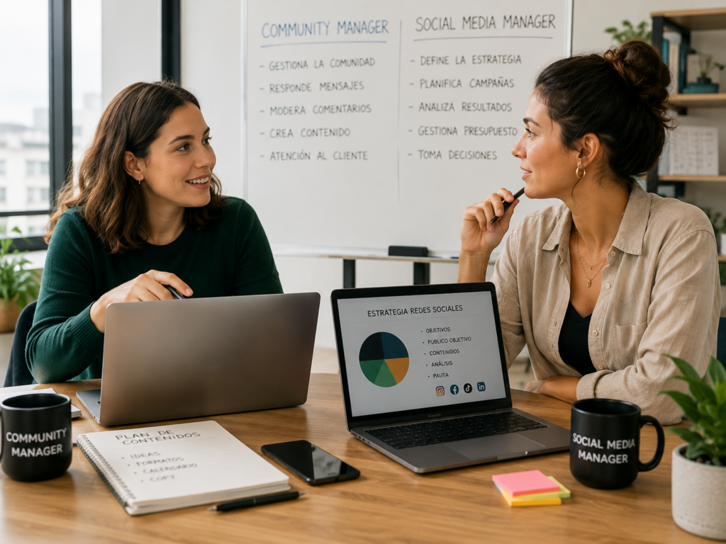 Community Manager vs Social Media Manager: diferencias reales
