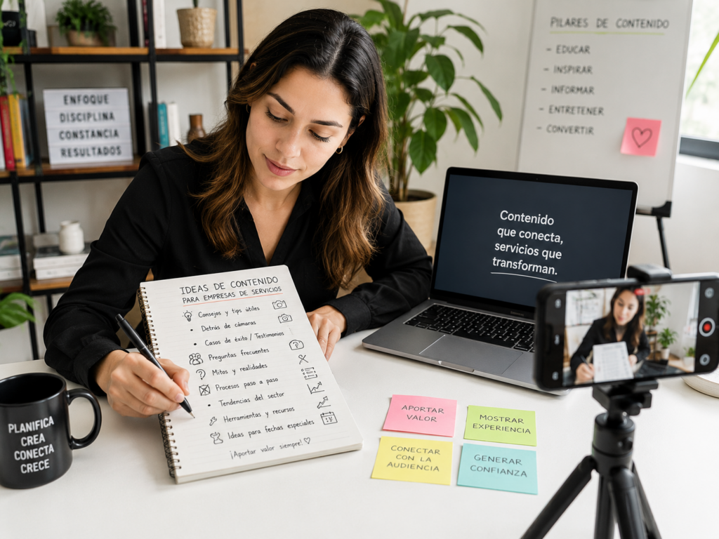 Ideas de contenido para empresas de servicios en redes sociales
