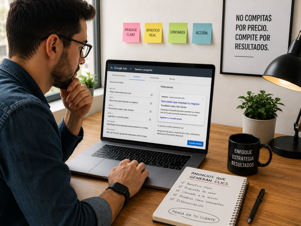 Cómo crear anuncios de Google Ads que generen clics