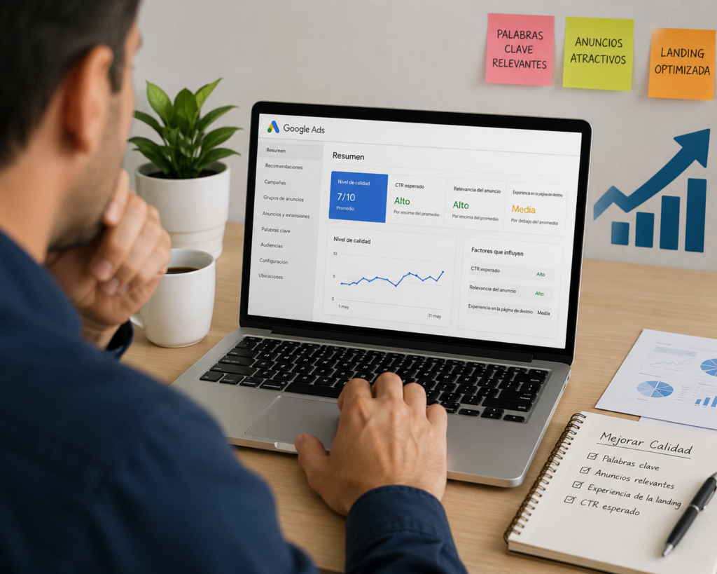 Cómo mejorar el nivel de calidad en Google Ads