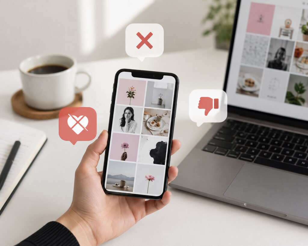 Errores de diseño que afectan tus redes sociales