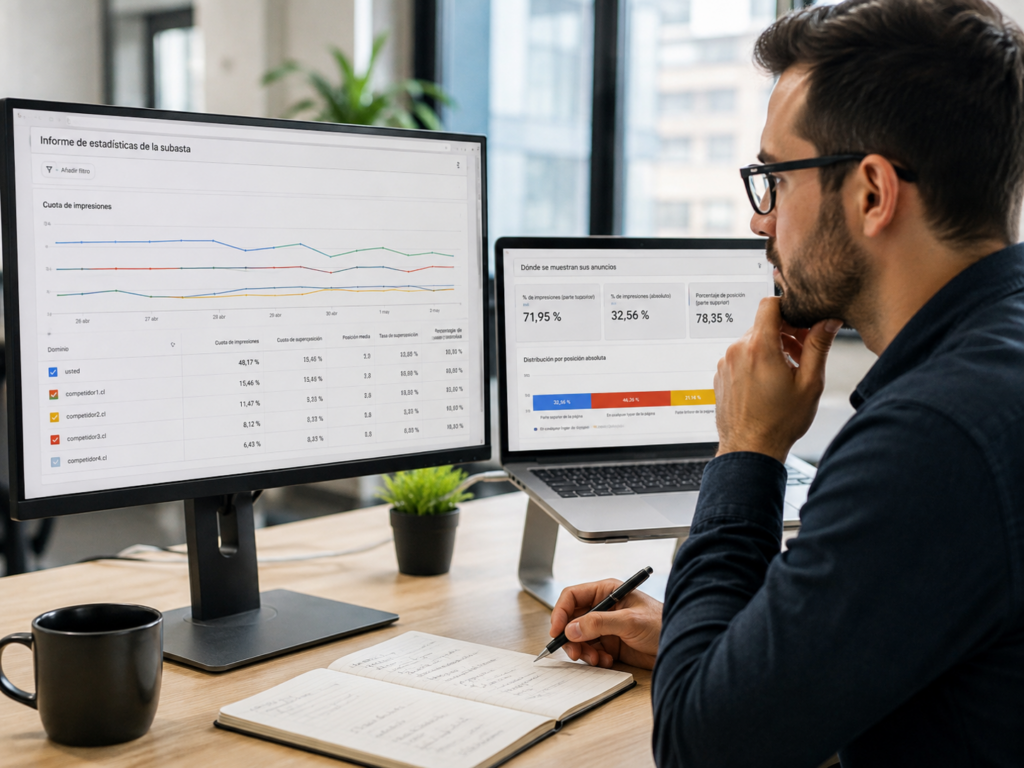 Informe de estadísticas de la subasta: qué mirar además del ranking de anuncios