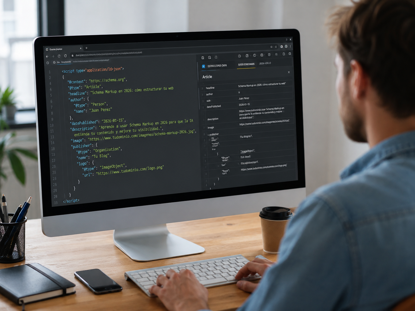 Schema Markup en 2026: cómo estructurar tu web para que la IA entienda tu contenido