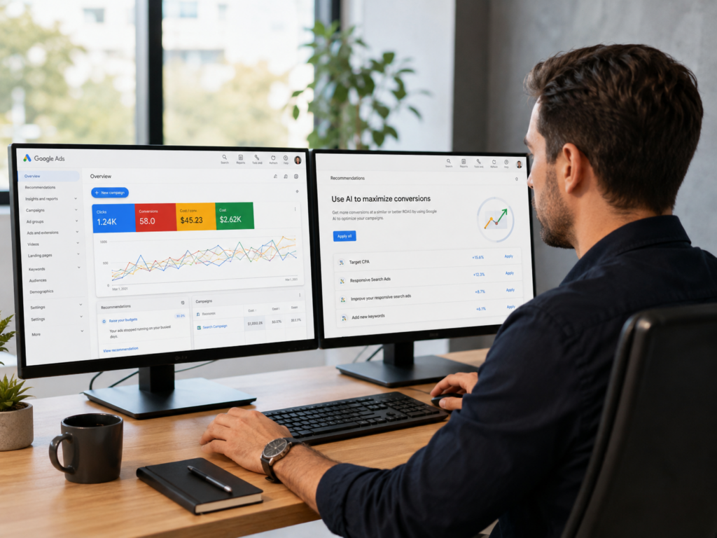 Cómo optimizar campañas de Google Ads con inteligencia artificial