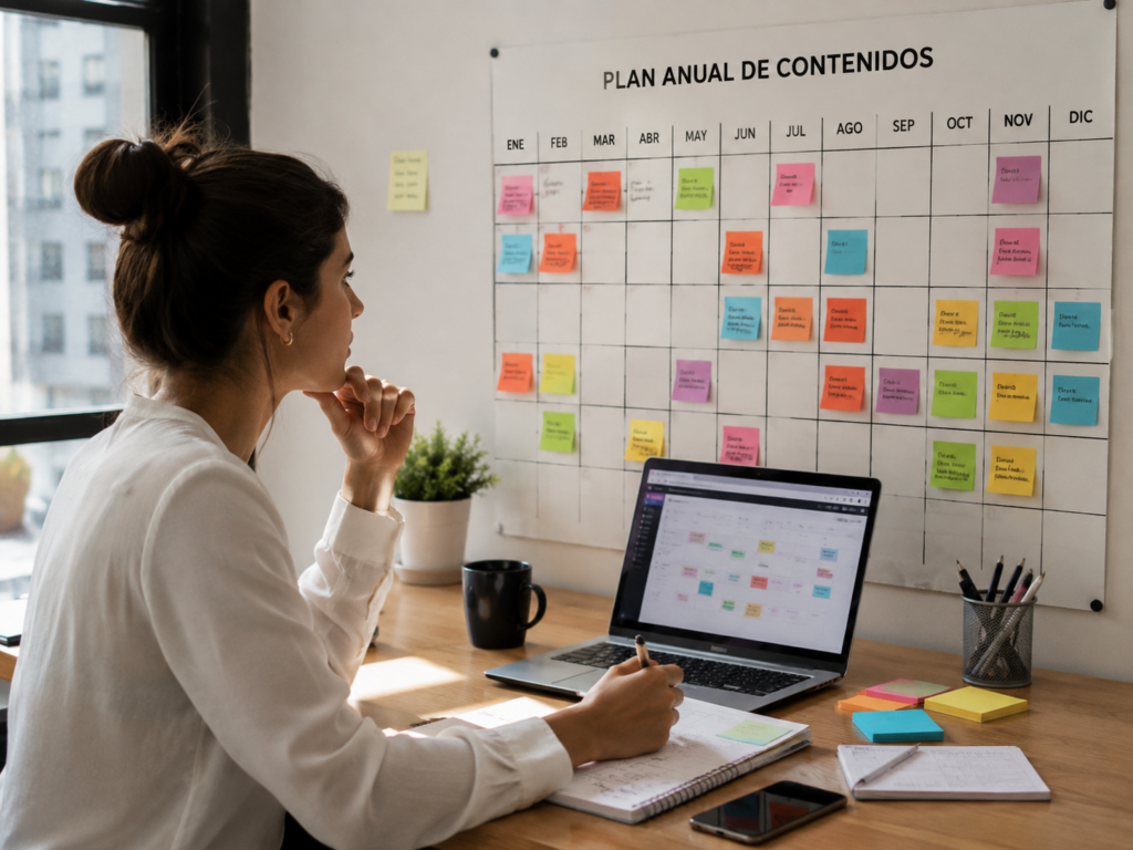 Cómo crear una estrategia de contenido para todo el año