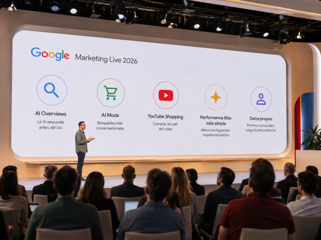 Qué cambió realmente en Google Marketing Live 2026 y qué de eso aplica a una pyme