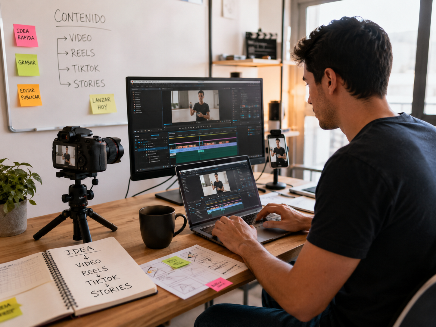 El solopreneur le compite a las marcas grandes: la velocidad para adaptar una idea a varios formatos